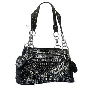 Zzfab Gem Studded Bling Purse Rhinestone Concealed and Carry Purse B316-2226